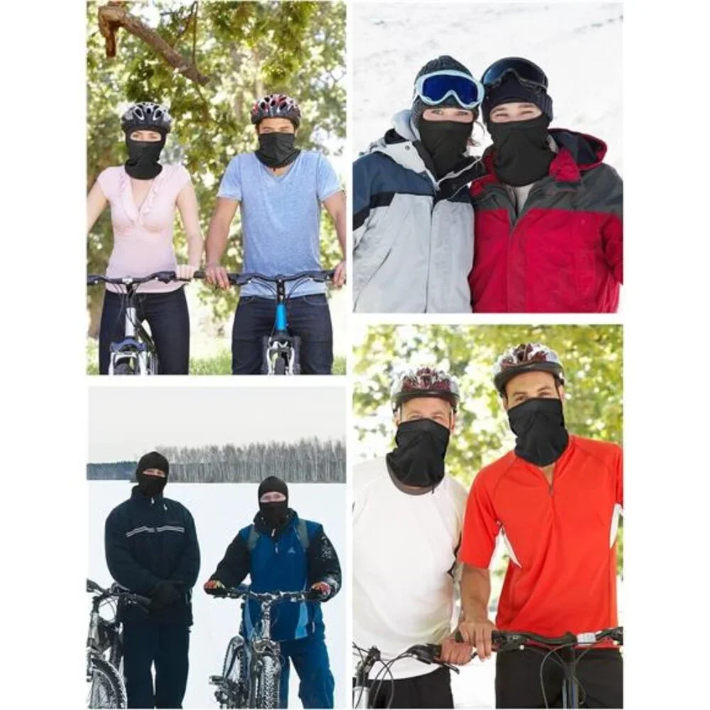 9 Pieces Ski Mask for Men Balaclava Face Mask Summer Face Mask Balaclava Full
